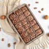 1Pc Baking Dishes Non-Stick Bakeware Square Brownie Pan Bread Cake Pans Lattice Chocolate Dessert Cake Mold Kitchen Baking Pan