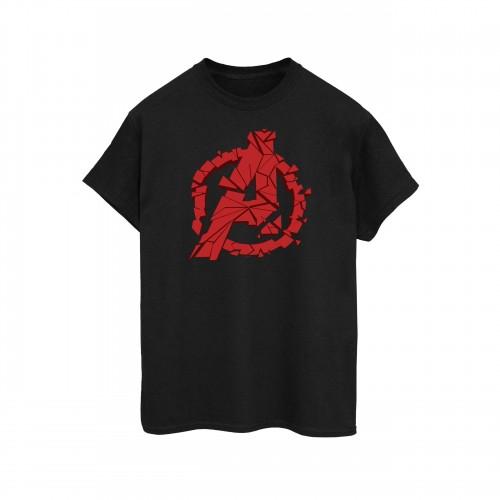 Avengers Endgame Mens Shattered Logo Cotton T-Shirt
