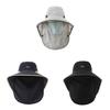 Summer Bucket Hat With Sunshade And Breathable Polyester Material For Men Outdoor Activities