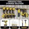 Power Tool Organizer Wall Mount Heavy-Duty Load Capacity Garage Screwdriver Storage Shelves Drill Hanger Wall Mount For Workshop