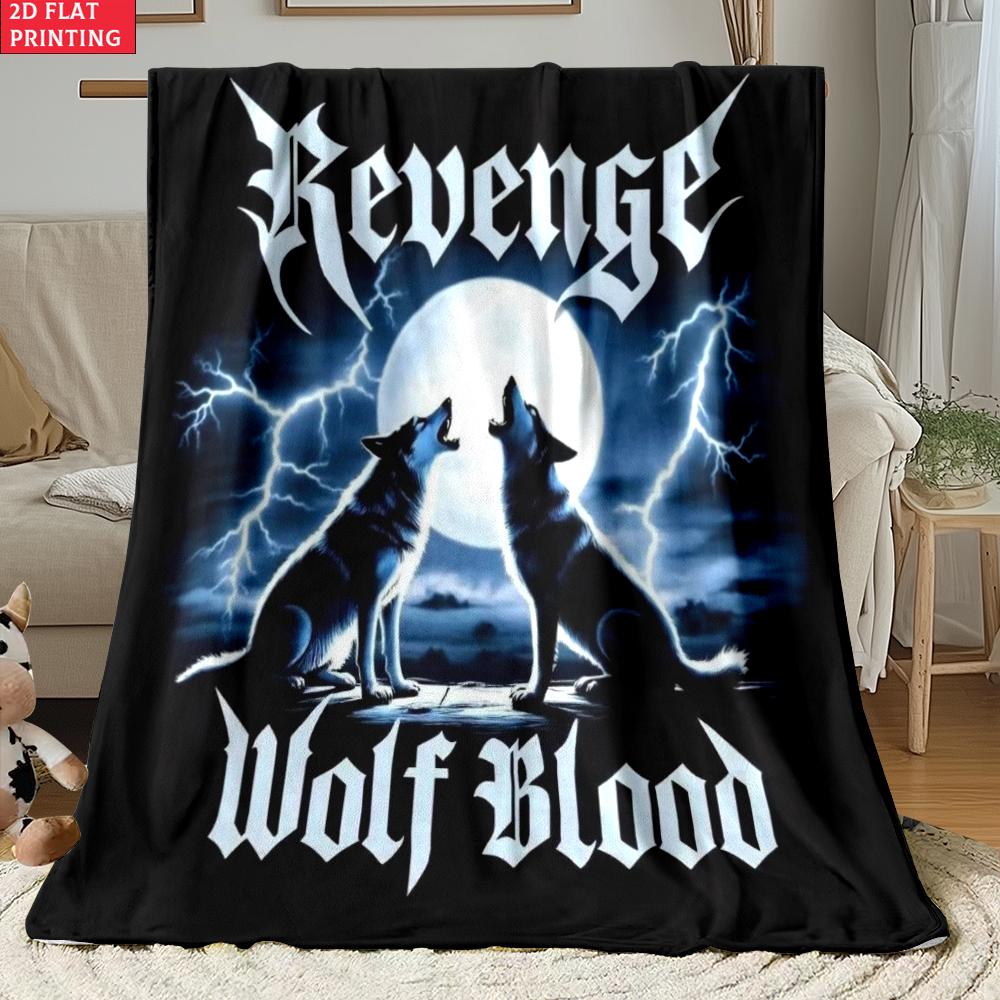 Blessed Gothic Angel Skull Flannel Blanket,Religious Print Soft Throw Blanket, Cozy Warm Blanket for Sofa Bed Home Decor Gift