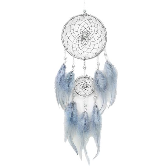 Фэнтезийный Ловец снов ручной работы, железный круг, искусственный жемчуг, домашний подвесной декор