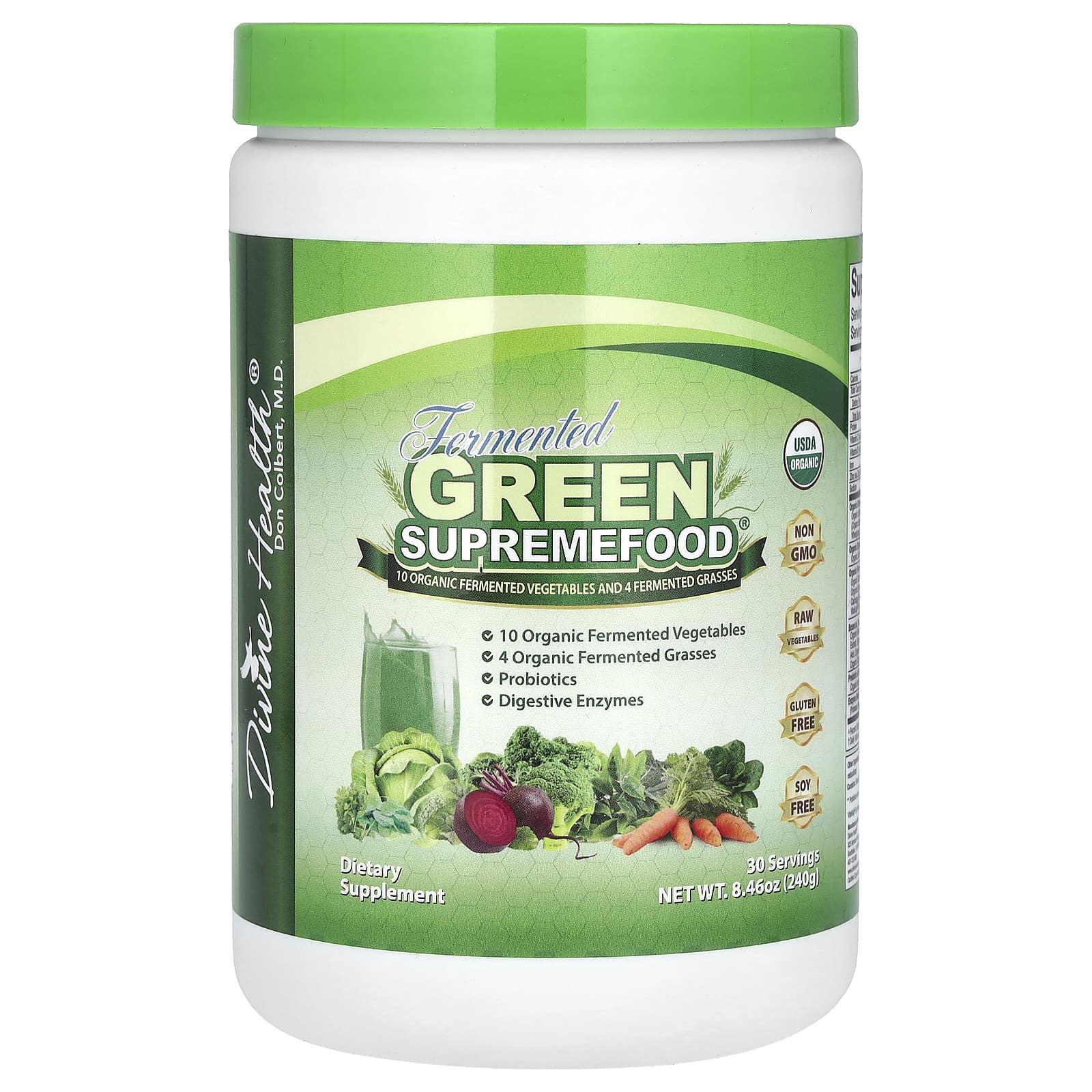 

Fermented Green Supreme Food®, 240G(8.46Oz)