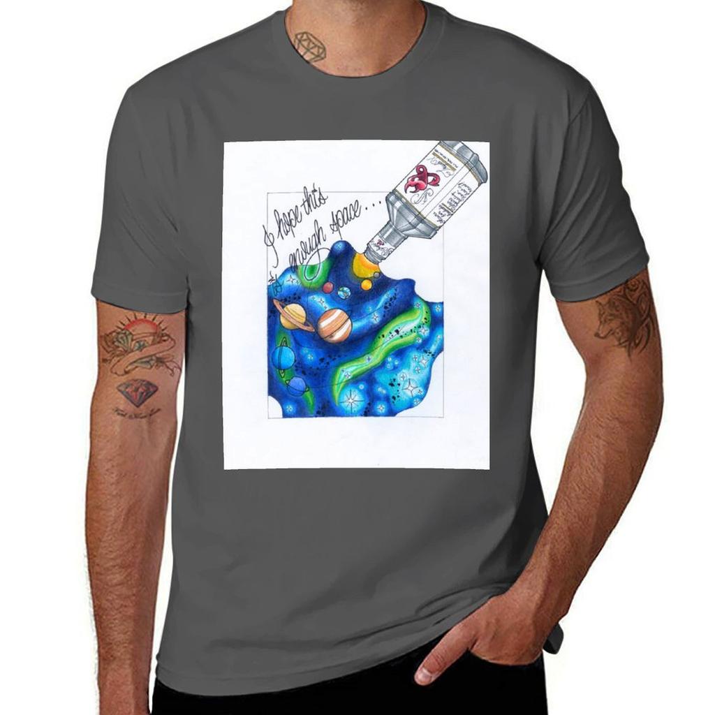 Hope This Is Enough Space Tshirt Nonshrink Basic Cotton Tshirt