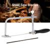Adjustable Mini Hand Saw U Shape Jeweler's Sawbow Steel Hacksaw Spirals Saw Blade Kit DIY Hand Tool Jewelry Woodwork Craft Tools