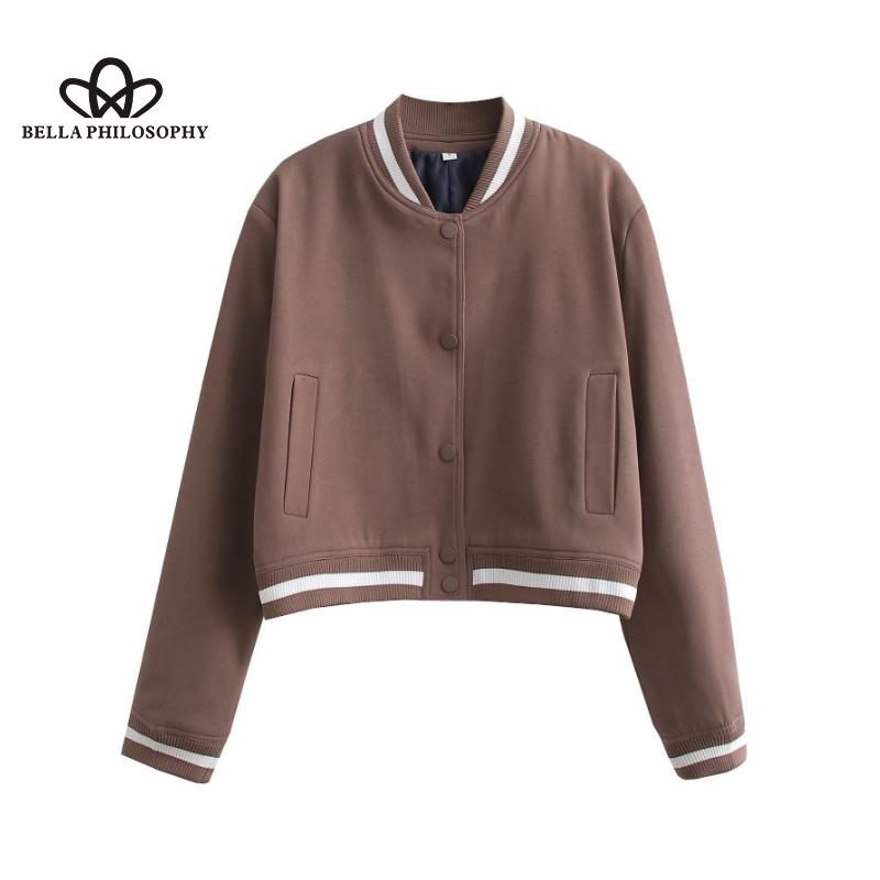 Spring New Women's Baseball Suit Jacket Stand Collar Women Fashion Casual Cool Coat for Woman