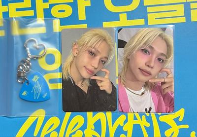 [USED] Stray Kids Stayzone Trading Card Keyring Felix