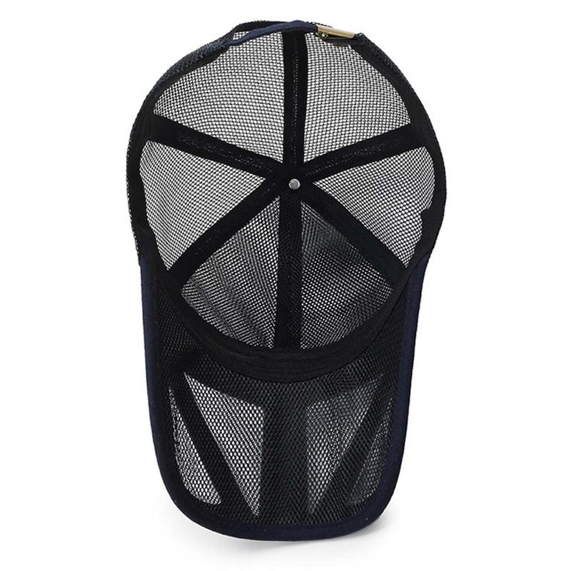 Men and Women Summer Full Mesh Baseball Cap Quick Dry Cooling Sun Protection Hiking Golf Running izable Fit Snapback Hat gorras
