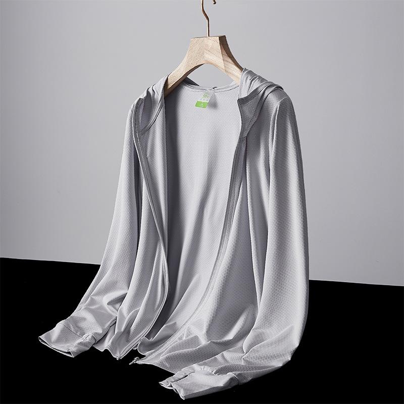 Unisex Sommer Kapuzen-UV-Schutz Strickjacke