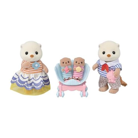 Sylvanian Families Doll [Sea Otter Family] FS-54 ST Mark Certification 3 Years Old and Up Toy Dollhouse Sylvanian Families EPOCH