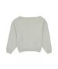 NO EXTRA TOUCH One-Shoulder Graphic Sweatshirt (Melange Gray)_26Spss001Mg