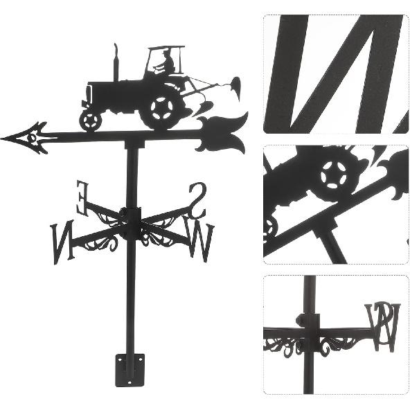 YARNOW Флюгер Настенный Флюгер на Крышу Трактор Декоративный Флюгер Направление Ветра для Уличного Двора Декор Фермерского Дома