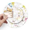 50 Cute Kitten Doodle Stickers: Original Guka Cartoon for Journals, DIY Projects, Water Bottles, Suitcases - Waterproof, 50 Sheets