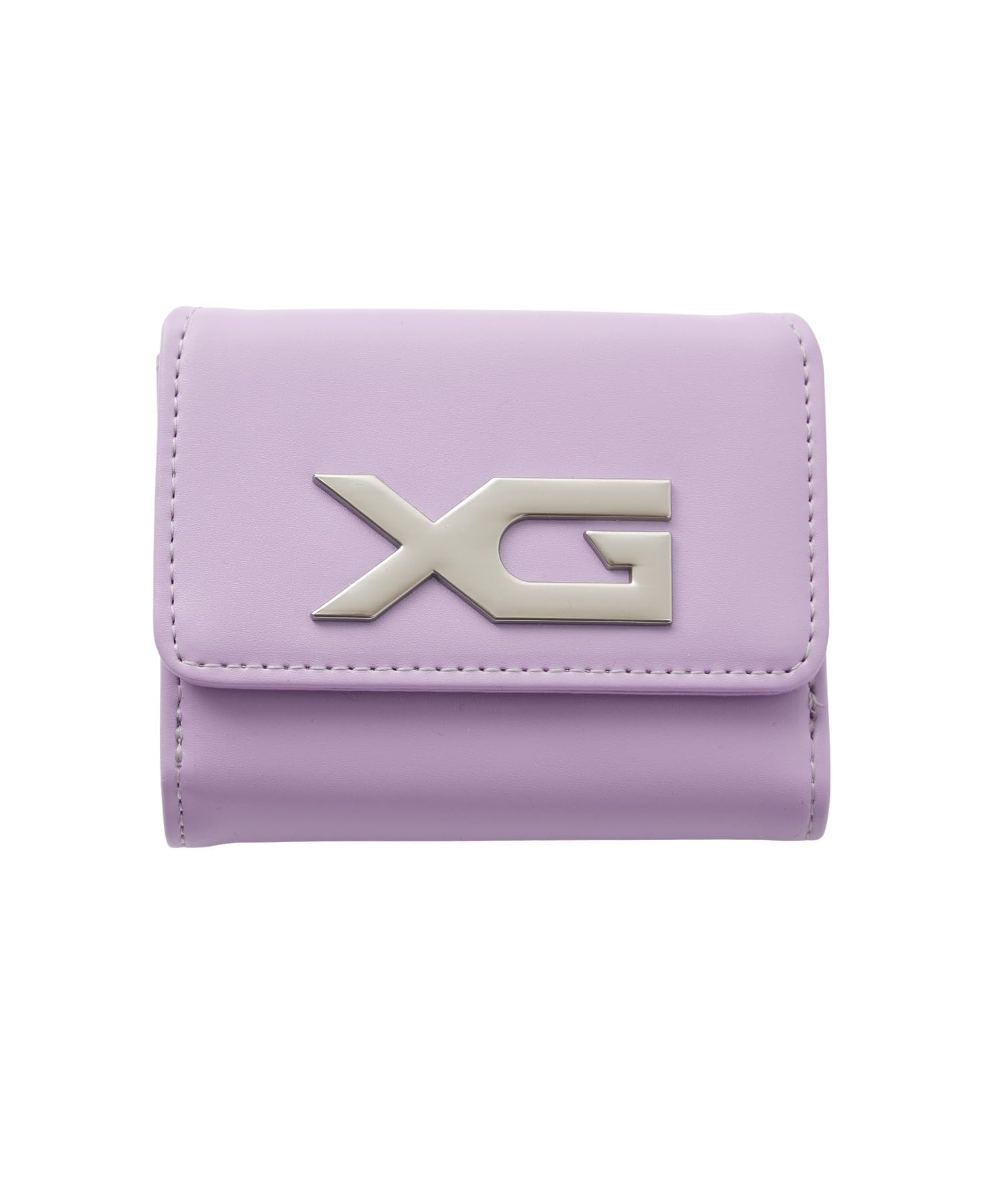 

Мини-кошелек из искусственной кожи с пряжкой-эмблемой XG 105254054006 СВЕТЛО-ФИОЛЕТОВЫЙ ОДИН РАЗМЕР [X-girl]