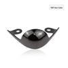 Women's Pointed Toe High Heel Protector - Leather Anti-Kick Decorative Cover with Metal Cap for Shoe Protection.
