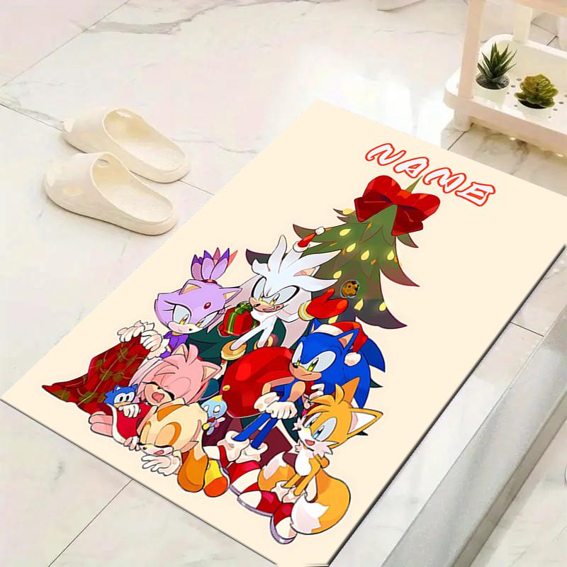 Custom 1Pc Sonic Adventure Team Sonic Rug Office Carpet Indoor Outdoor Entrance Doormat Nonslip Soft And Comfortable Living Room D2915335