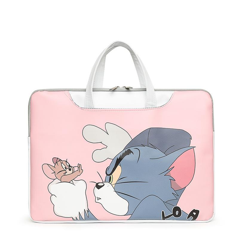 

Новая сумка для ноутбука для девочек, высококачественная, мультяшная, милая сумка-вкладыш, дюймовая, для студентов колледжа, вместительная для хранения