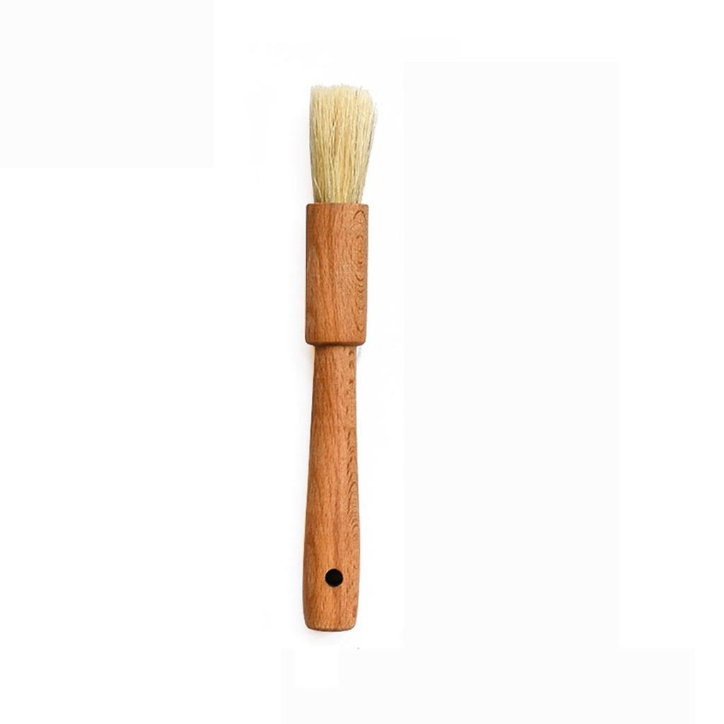 Cooking Oi Kitchen Wooden Handle Spreading Natural Marinade Tool Basting Brush Pastry Brush Sauce Baster