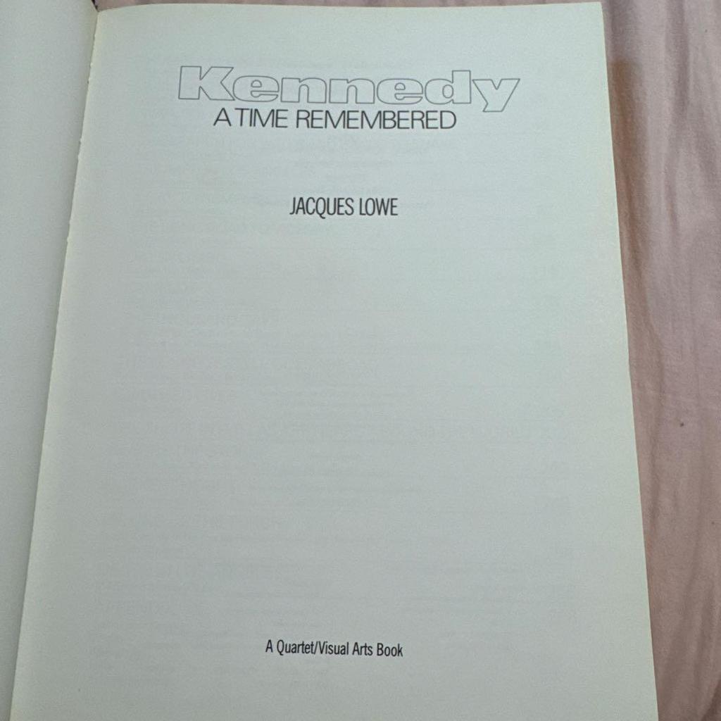 [USED] Kennedy: A Time Remembered