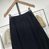 Plus Size High-Waisted Corduroy A-line Skirt - Loose Fit, Slimming, Big Hem for Autumn/Winter