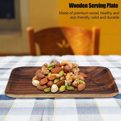 Essensschale Sushiteller Sushitablett Elegantes Sushi-Tablett Snacks Salat Desserts Holz Servierschale für Zuhause Restaurant Sushi-Schale