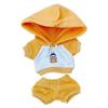 Labubu 17cm Baumwollpuppe Hoodie-Set & Schlüsselanhänger