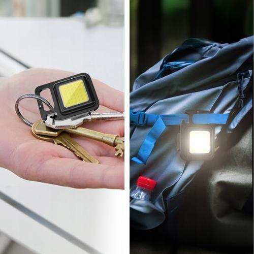 Mini Latarka Led Mocna Kieszonkowa Brelok Magnes Wielofunkcyjna Usb-C