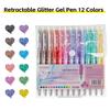 24 Colors Click Erasable Gel Pens - Quick-Dry Smooth Writing Pens for Students, Drawing, Marking, Office & School Supplies