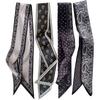 4 Pcs Bag Handbag Handle Ribbon Hair Head Band Neck Scarf For Hair Fashion Skinny Scarves For Women Gift