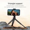 BRDRC Adjustable Phone Tripod Stand with 1/4 Scree, Cold Shoe Mount for Photography/Live Streaming