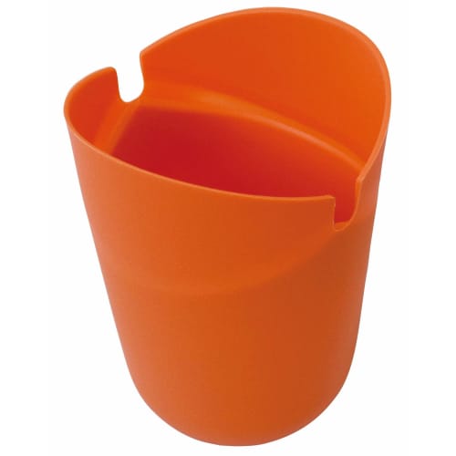 Fine Popcorn Maker, Microwave Cooking, Renchin Popcorn, Homemade Snack, FIN-750, Orange, Approx. Top Diameter 11cm X Bottom Diameter 8cm X Height 15cm