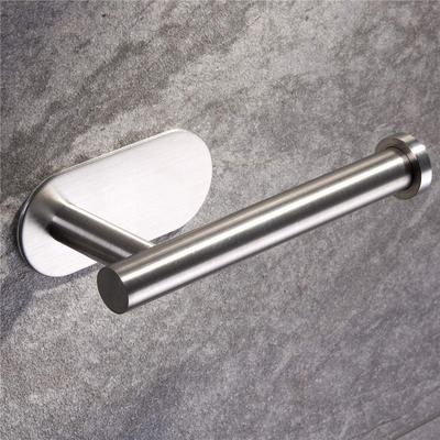 Stainless Steel Tissue Bracket Toilet Paper Storage Bracket Non-punching Wall Rack Toilet Paper Roller Bathroom Accessories