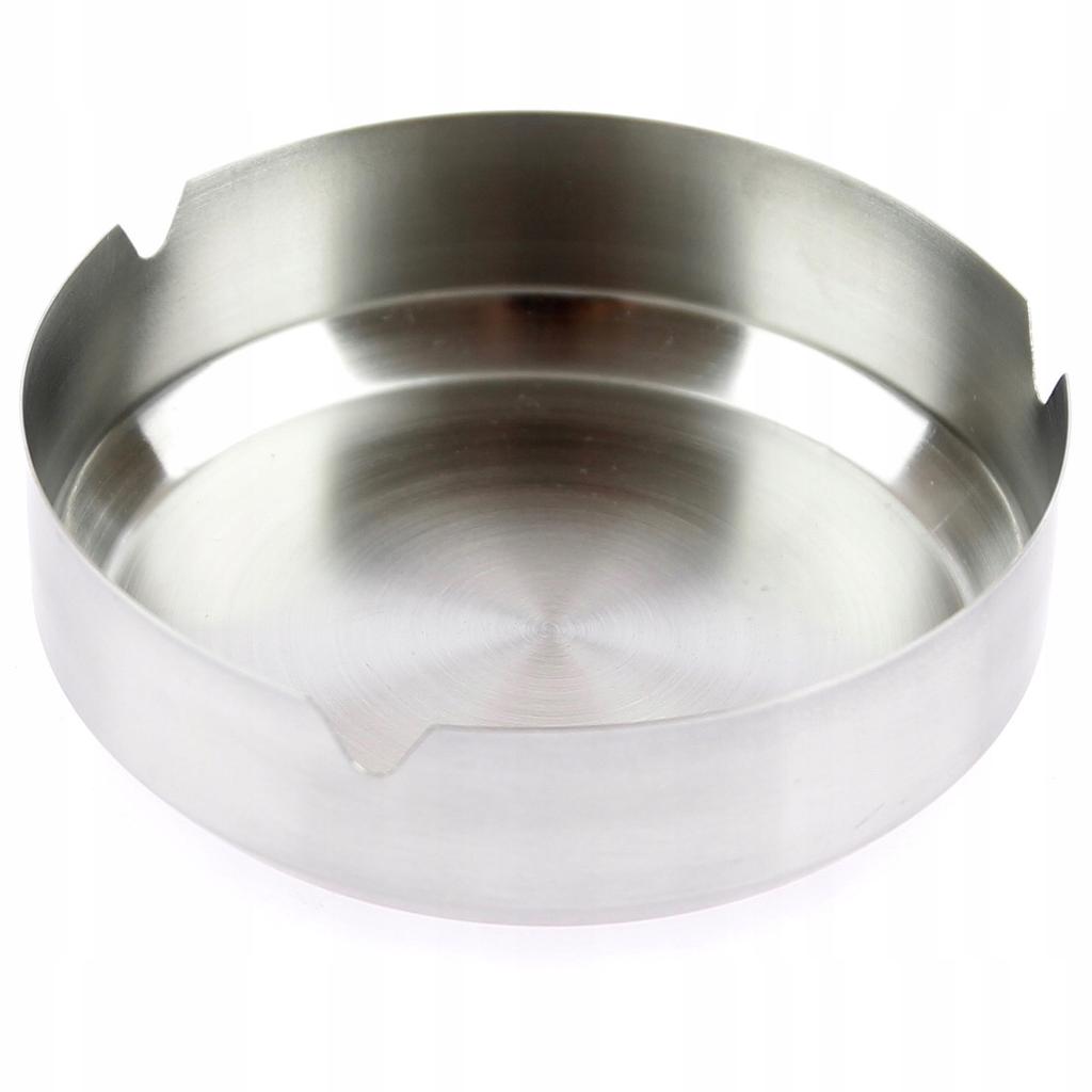 ASHTRAY SILVER METAL ASHTRAY
