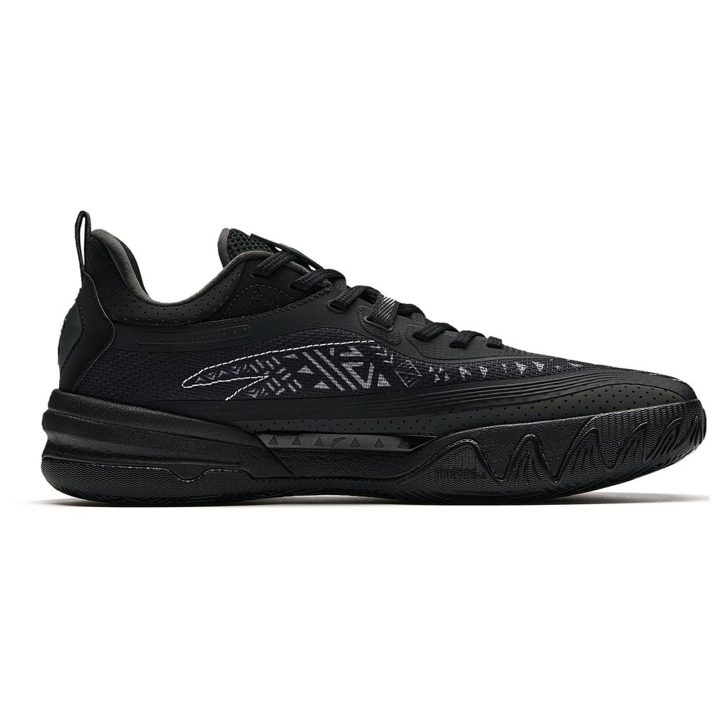 Anta KAI 1 TEAM Low Top Basketball Shoes Men's Black Gray 112541603R-6