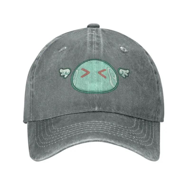 Fashion Cotton Genshin Impact Anemo Slime Baseball Cap Women Men Custom Adjustable Adult Anime Game Dad Hat Hip Hop
