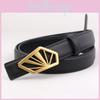 Fashion Leather Belt For Women With Smooth Buckle For Casual And Office Wear