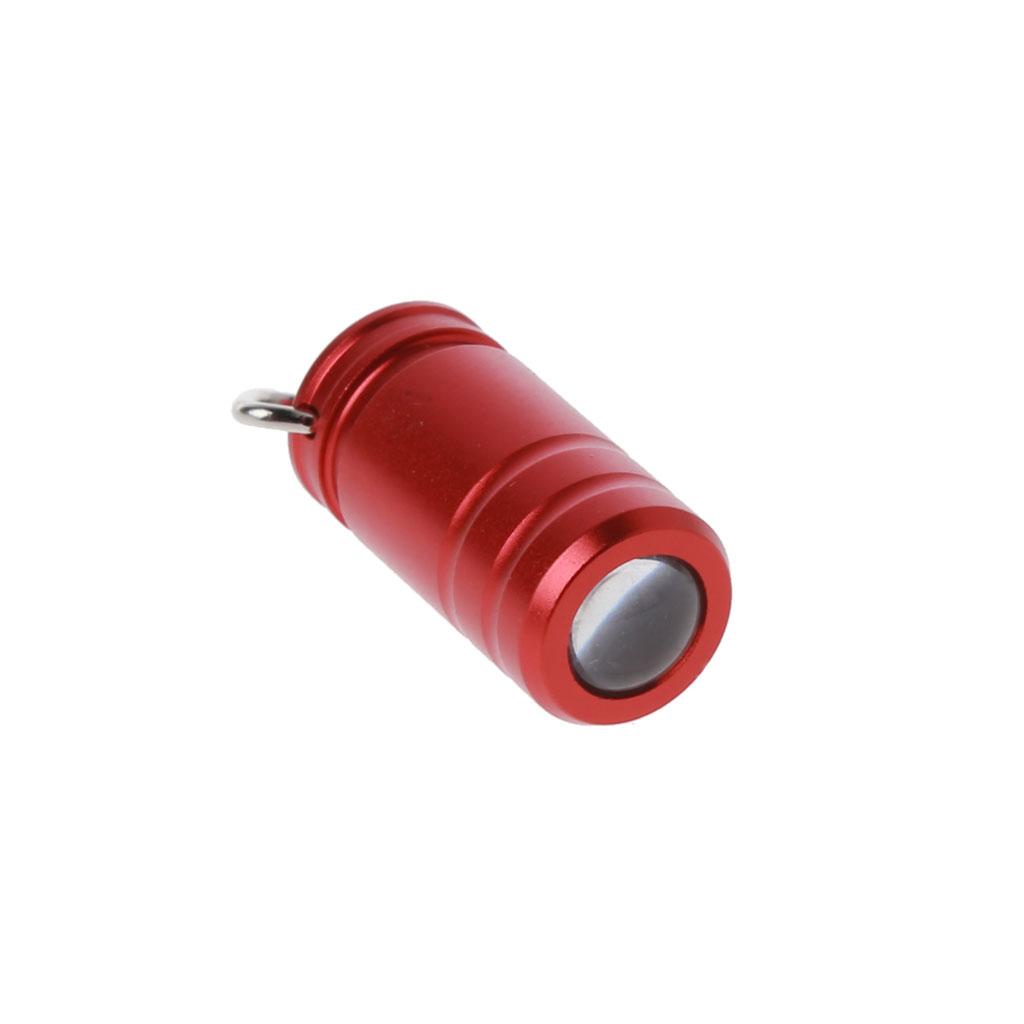 Durable Mini Flashlight Keyring Hanging Pendant 2 in 1 Waterproof Keychain Tools