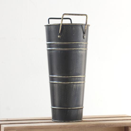 Decorative Umbrella Stand Retro Style Iron Art Flower Bucket Multipurpose Indoor Umbrellas Canes Organizer Entryway Organizer