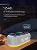 Colorful Light Bluetooth Wireless Charger with Alarm Clock