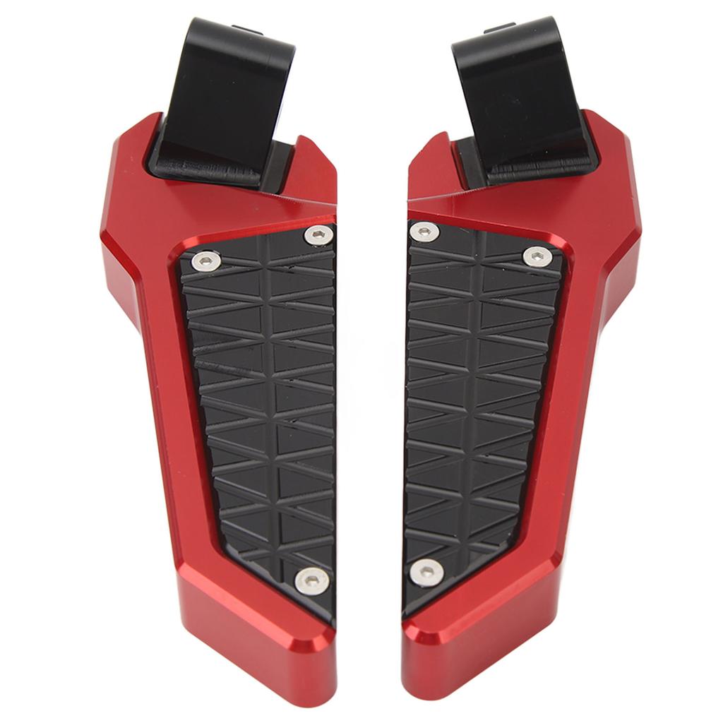 1 Pereche Suporturi Picior Motocicletă Elegante Robuste Stânga Dreapta Rezistente la Impact Pedală Repaus Picior Spate Pentru