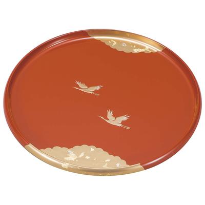 Tray, Vermilion, 27cm, 4M-133