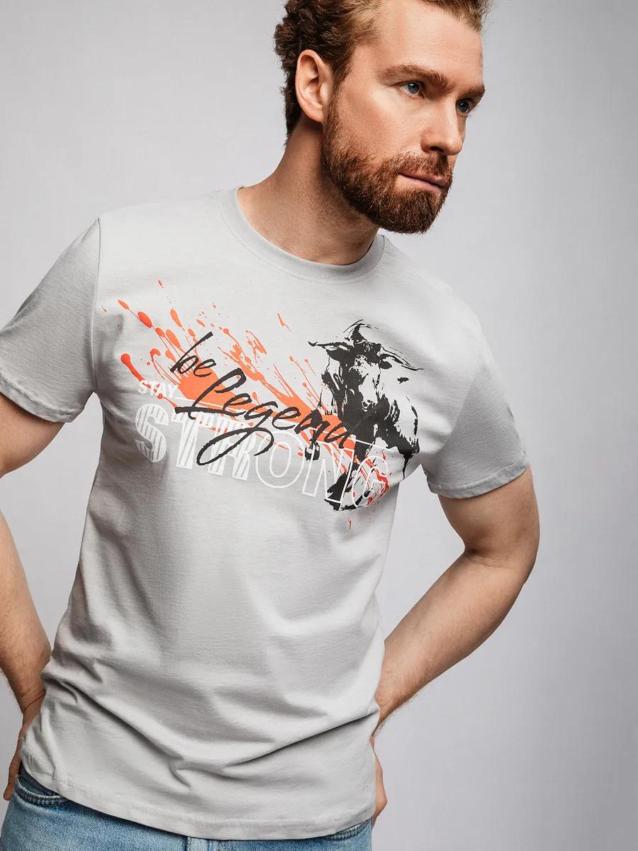 Black T-shirt with print  Obnulıs 2XL