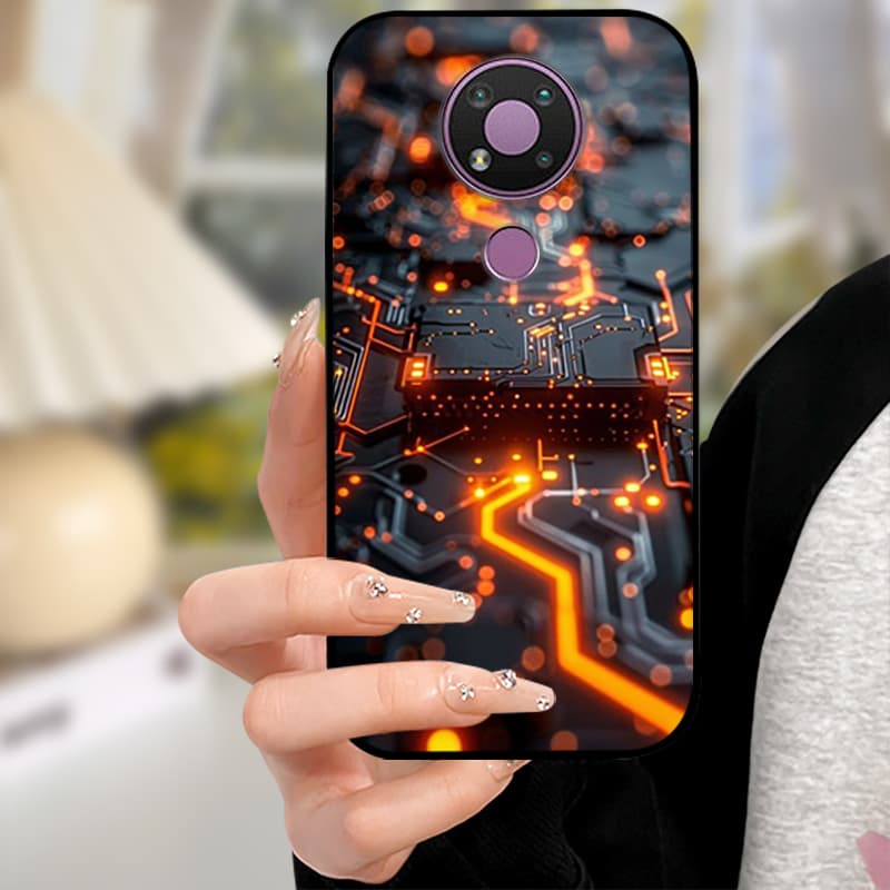 Capa For Nokia 5.4 Cases Black Silicon Soft TPU Phone Case For Nokia 5.4 5.1 7.1 Protective Camera Coque Nokia5.4 Back Shells