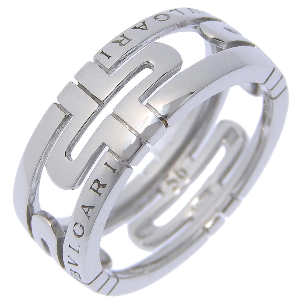 

BVLGARI Parentesi Ring K18 white gold #7.4(US Size) 6.8g unisex Used