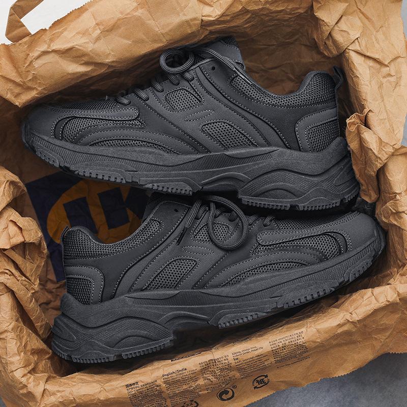 Autumn New Shoes for Men Cool Chunky Sneaker Casual Sport Shoes Fashion Youth Thick-soled Athletic Shoes