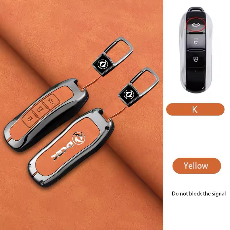 3 button car keychain case, suitable for Dongfeng Fengxing Fengguang ix5 580 ix7 Seres Sf5 2021 car keychain keychain accessorie