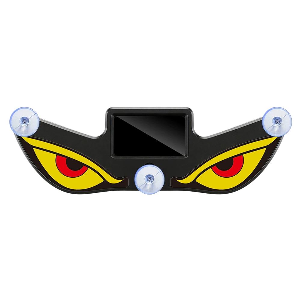 Solar Powered Suction Cup Car Neon Light Wireless Demon Eye LED Ambient Light USB Rechargeable Atmosphere Breathing Lamp Decor