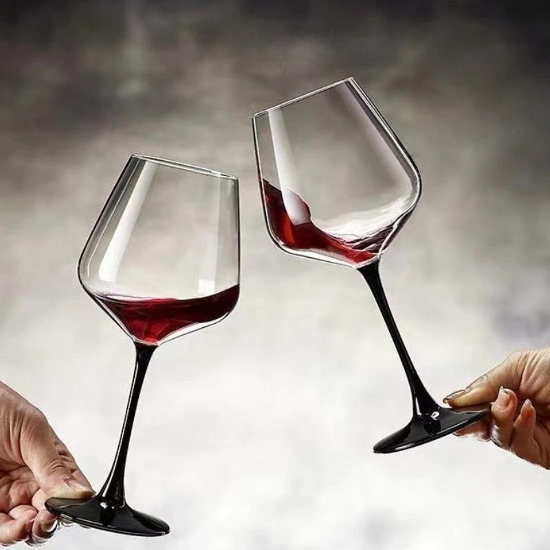 Set of 2 Camping Wine Glasses Transparency Glassware Champagne Glasses Home Brewery And Wine Making Barware Glass Cup