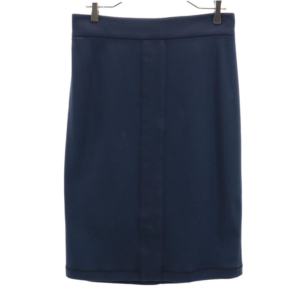 

MAX&CO Made in Bulgaria Mimole length Tight Skirt 48 Navy Women Used