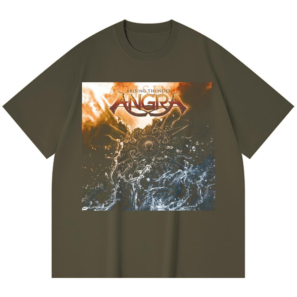 230 Gsm 100% Cotton Heavy Metal T-Shirt Rock Band Popular Music Print Unisex Heavy Cotton T Shirt